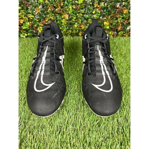 11 Nike Alpha Menace Varsity 3 Football Shoes Black CV0586-001 Lace Up Men’s 11 - Picture 2 of 8